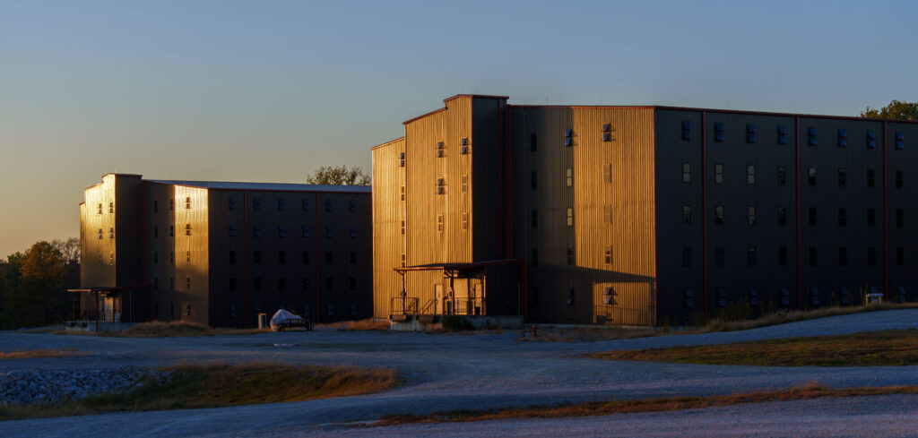 Rickhouse at Jackson Purchase Distillery